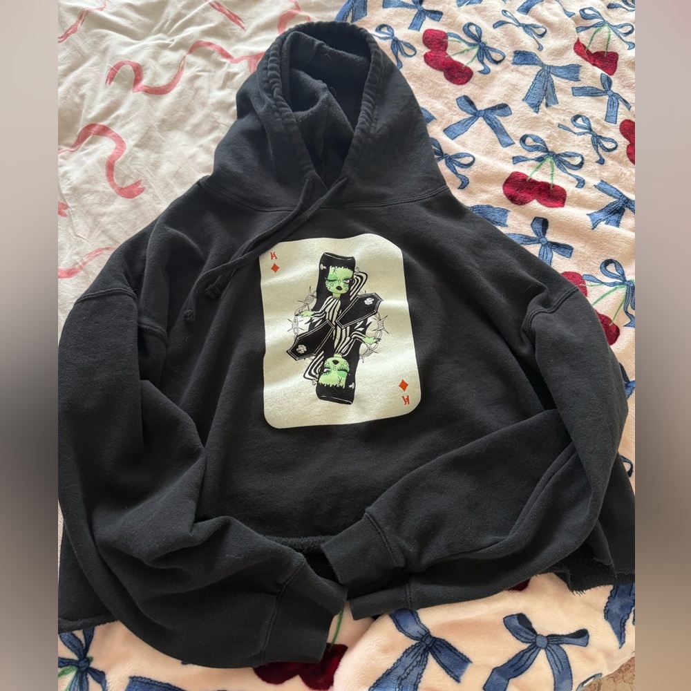 XL Valfre Cropped Frankenstein Hoodie